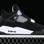 AIR JORDAN 4 RETRO WHITE THUNDER BLACKWHITEBLACK