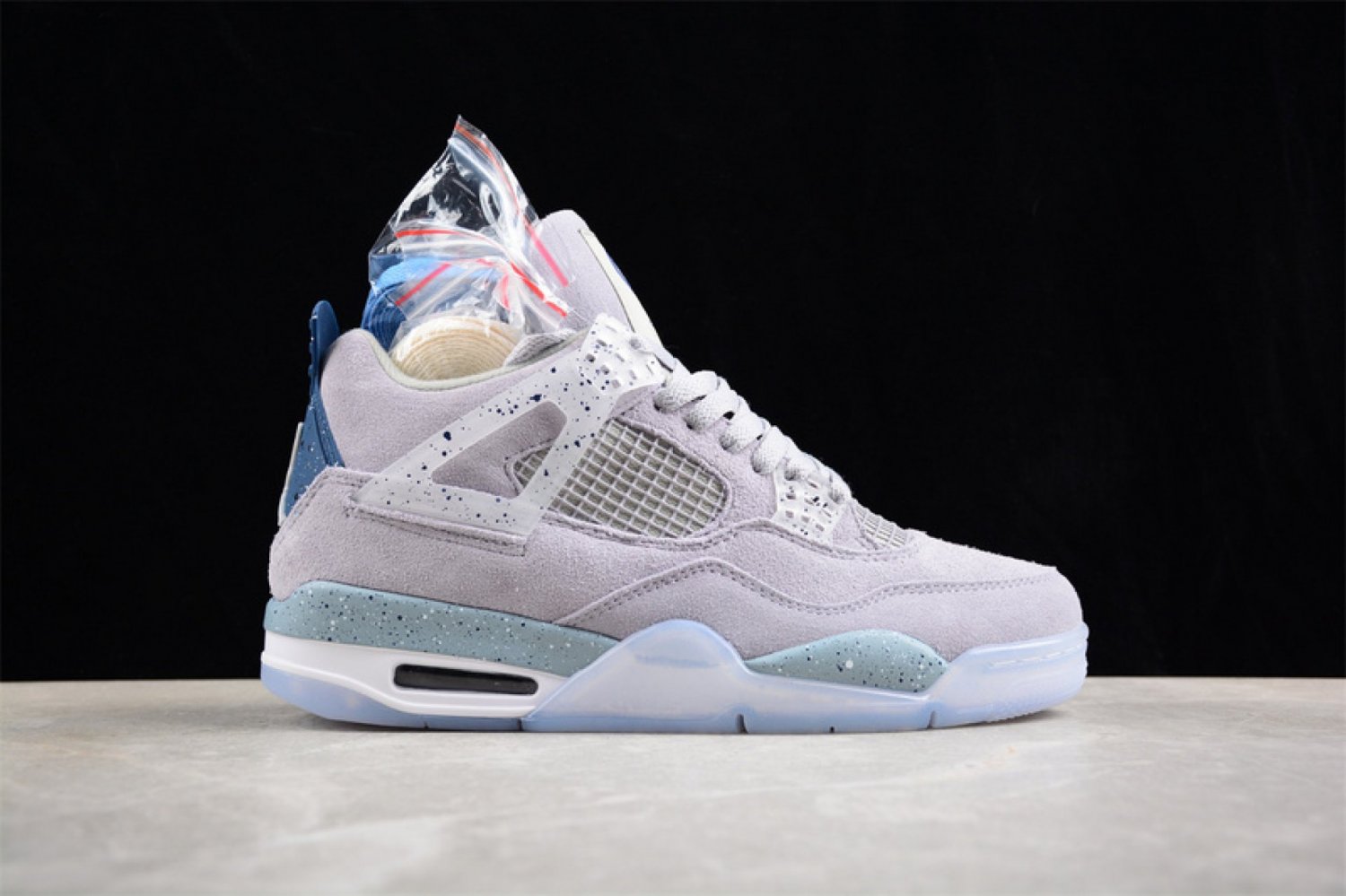 AIR JORDAN 4 RETRO WHITEGREYBLUE