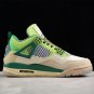 AIR JORDAN 4 RETRO WHITEGREYBROWNGREEN