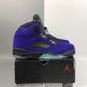 Air Jordan 5 Alternate Grape Grape Ice Black Clear New Emerald
