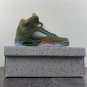 Air Jordan 5 Army Olive Solar Orange