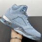 Air Jordan 5 Bluebird Photo Blue Grey Metallic Silver White