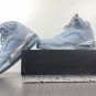 Air Jordan 5 Bluebird Photo Blue Grey Metallic Silver White