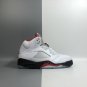 Air Jordan 5 Fire Red 3M Silver Tongue