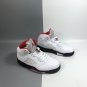 Air Jordan 5 Fire Red 3M Silver Tongue