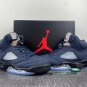 Air Jordan 5 Georgetown Midnight Navy Black Football Grey