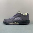 Air Jordan 5 Low Indigo HazeMetallic SilverAlabaster