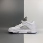 Air Jordan 5 Low White Black Wolf Grey