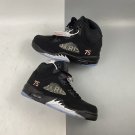 Air Jordan 5 PSG Black White Challenge Red