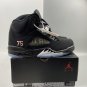 Air Jordan 5 PSG Black White Challenge Red