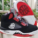 Air Jordan 5 Quai 54 Black Varsity Red