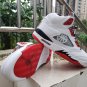 Air Jordan 5 Quai 54 White University Red Black