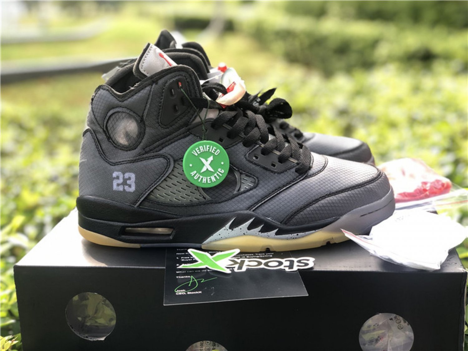 Air Jordan 5 Retro Off White Black