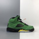 Air Jordan 5 SE Oregon Ducks Apple Green Black Yellow Strike