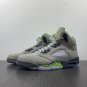 Air Jordan 5 Silver Green Bean Flint Grey
