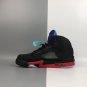 Air Jordan 5 Top 3 Black Fire Red Grape Ice New Emerald