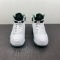 Air Jordan 5 White Lucky Green Black Ice Blue