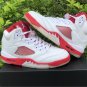 Air Jordan 5 White Pink Foam Gym Red