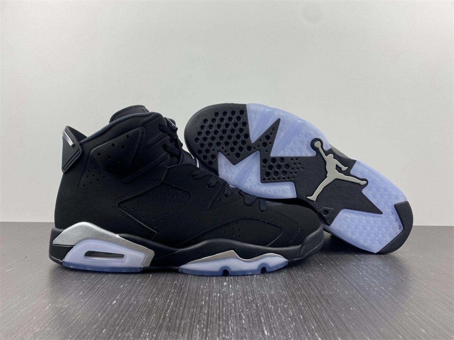 Air Jordan 6 Chrome Black Metallic Silver