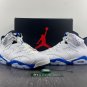 Air Jordan 6 Retro White Sport Blue Black
