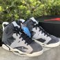 Air Jordan 6 Tech Chrome Black Light Smoke Grey Sail Chrome