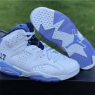 Air Jordan 6 UNC Championship PE White Blue