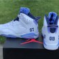 Air Jordan 6 UNC Championship PE White Blue