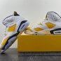 Air Jordan 6 White Yellow Ochre Black