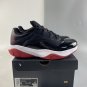 Air Jordan 11 CMFT Low Bred Black White Gym Red