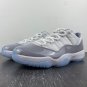 Air Jordan 11 Low &acirc;��Elephant&acirc;�� WhiteUniversity Blue-Cement Grey