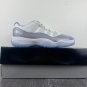 Air Jordan 11 Low &acirc;��Elephant&acirc;�� WhiteUniversity Blue-Cement Grey