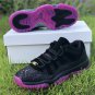 Air Jordan 11 Low &acirc;��Rook To Queen&acirc;�� BlackFuchsia Blast AR5149-005