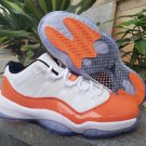 Air Jordan 11 Low WhiteBlack-Orange Trance