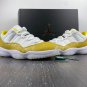 Air Jordan 11 Low Yellow Snakeskin White Tour Yellow Sail