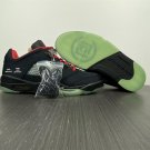 Clot X Air Jordan 5 Low Black Red Volt