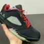 Clot X Air Jordan 5 Low Black Red Volt