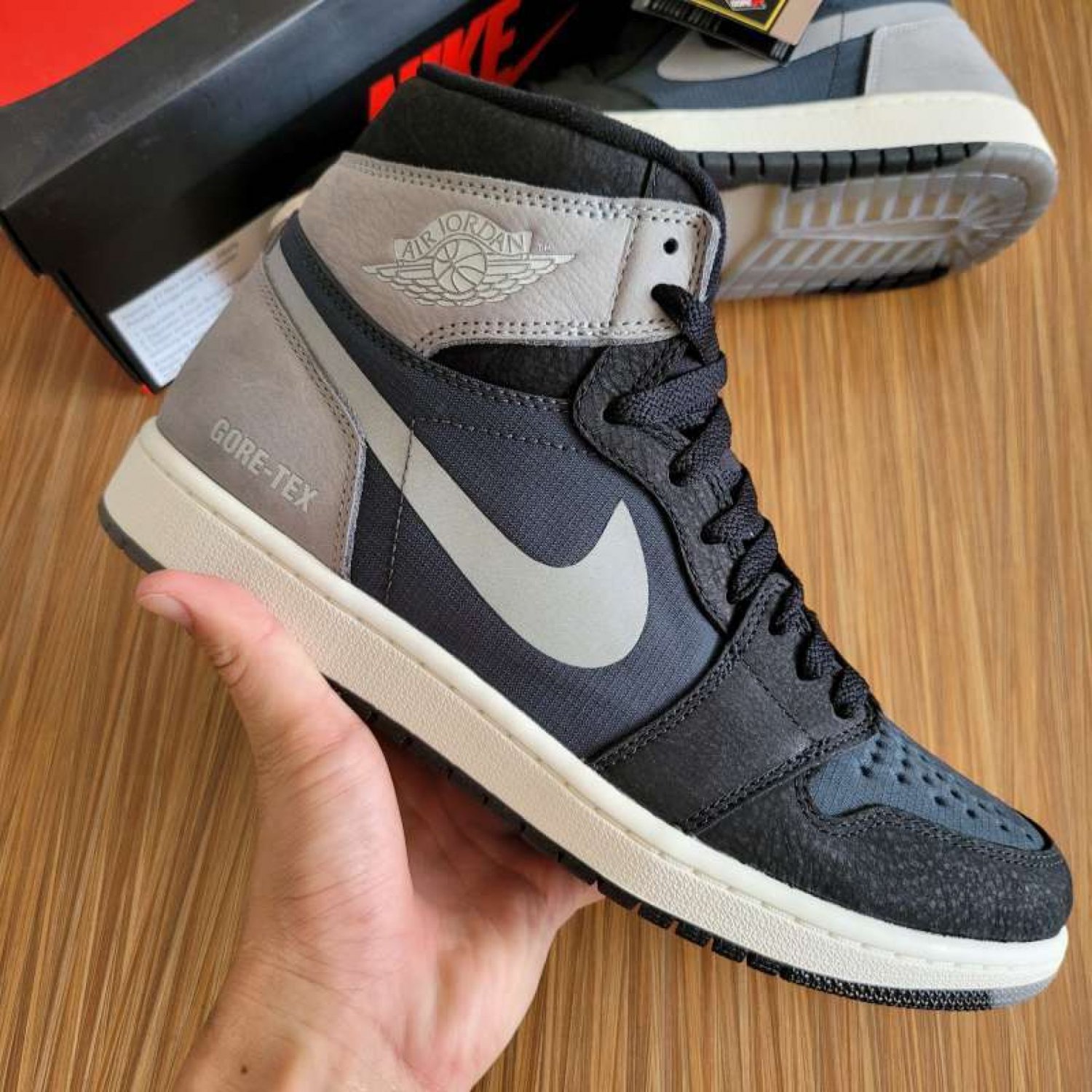 Jordan 1 High Element Gore-Tex Black Grey