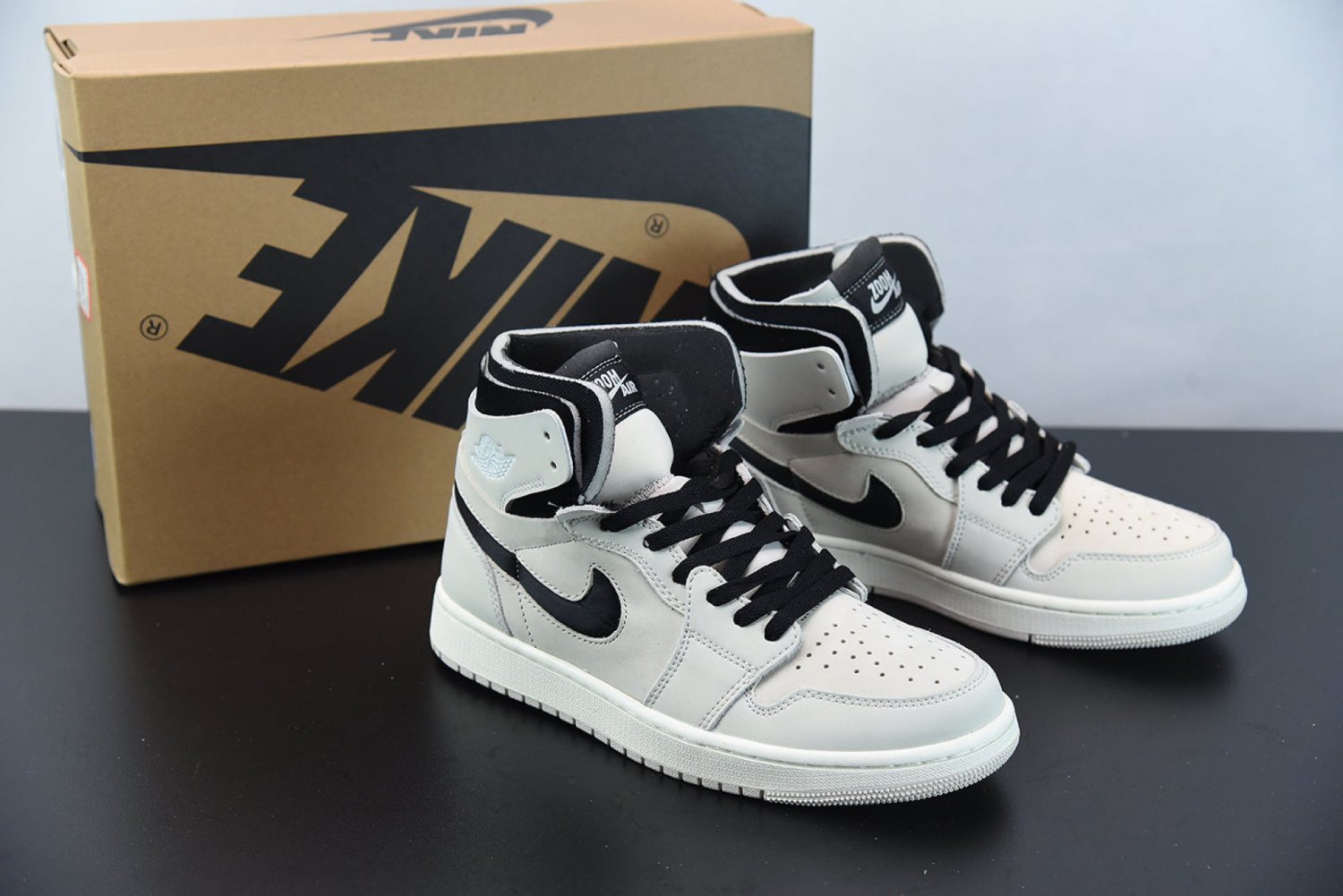 Jordan 1 High Zoom Air CMFT Summit White Black