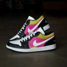 Jordan 1 Low Black Active Fuchsia Cyber