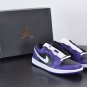 Jordan 1 Low Court Purple Black