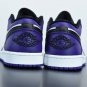 Jordan 1 Low Court Purple White