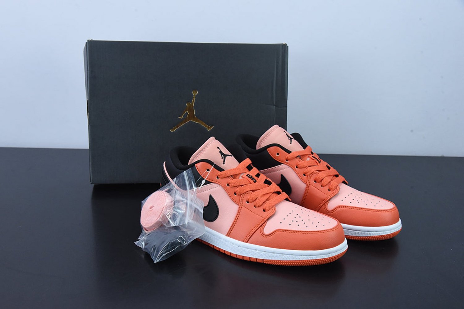 Jordan 1 Low Orange Black