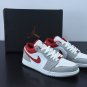 Jordan 1 Low SE Light Smoke Grey Gym Red