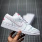 Jordan 1 Low White Green Pink