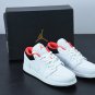 Jordan 1 Low White Red Black