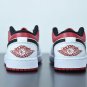Jordan 1 Low White University Red Black