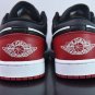 Jordan 1 Low White With Black & Red