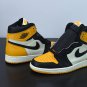 Jordan 1 OG High Yellow Toe White