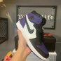 Jordan 1 Retro High Court Purple Sneakers