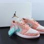 Jordan 1 Retro Light Pink With Blue Swoosh